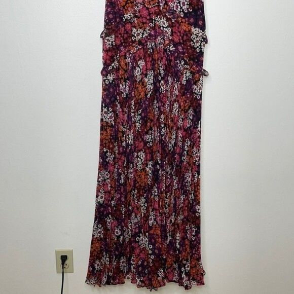 Fame and Partners Womens Size 2 Floral Print Maxi Dress - Picture 6 of 9